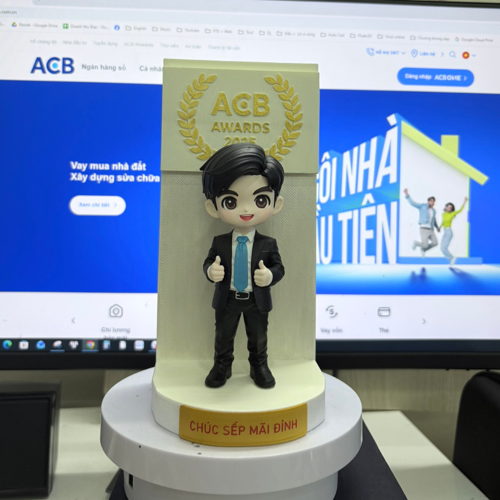 Doll chibi công sở: món quà tri ân sếp và đồng nghiệp đang làm mưa làm gió